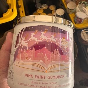 Bath & Body Works Pink Fairy Gumdrop Scented Candle